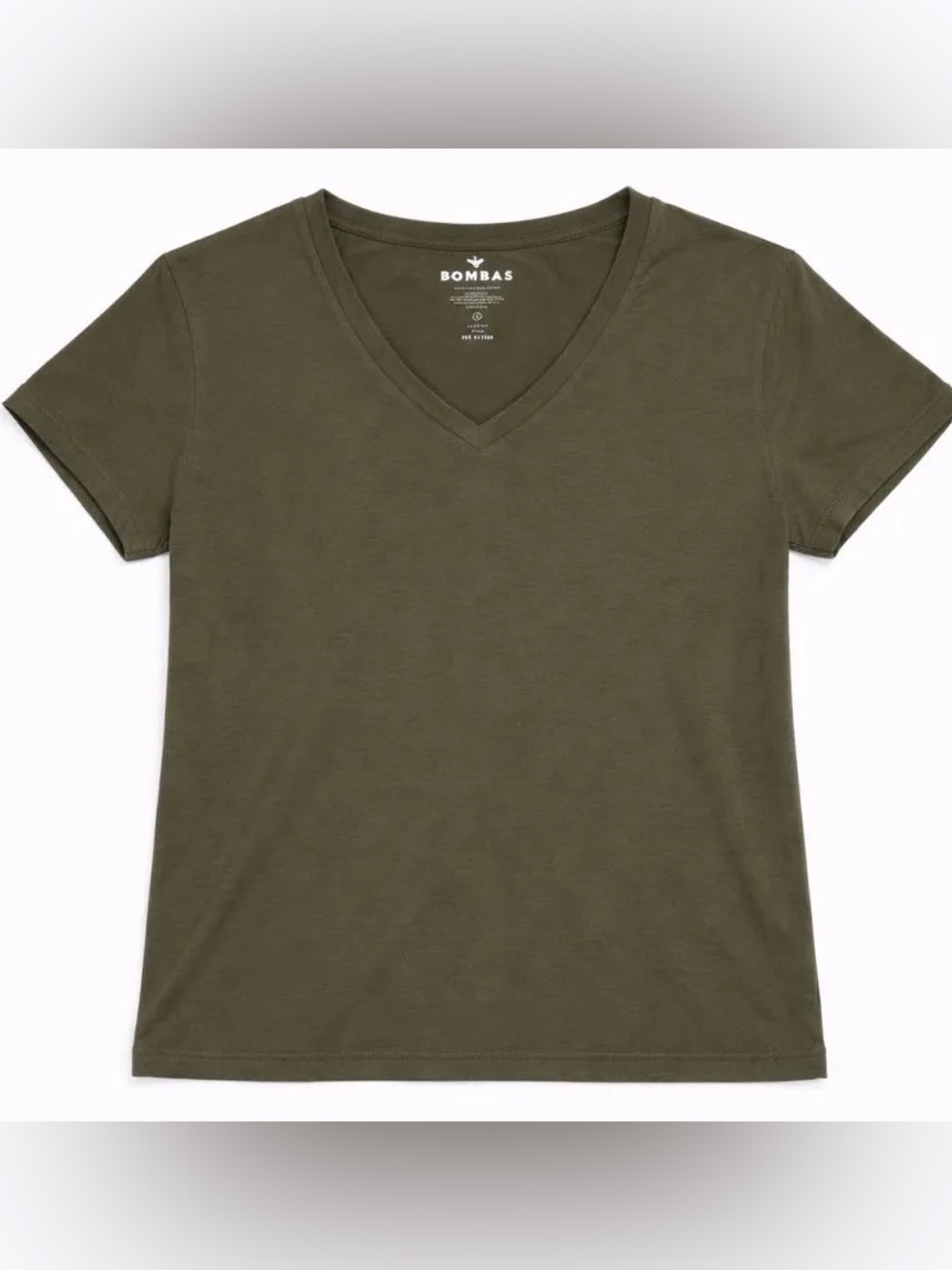 BOMBAS Women's Pima Cotton V-Neck T-Shirt